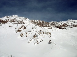 Вид с поляны Азау в сторону вершины Эльбруса