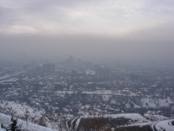 Вид города Алмаата