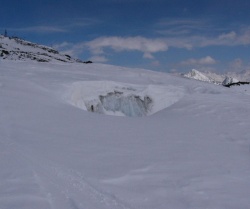 Трещина в ледниках