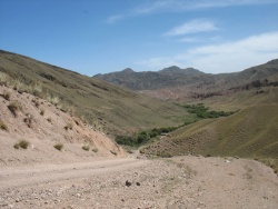 Вид с перевала Ассы на место первой стоянки