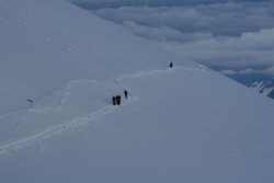 Траверс Восточной вершины на высоте 5300 м. 