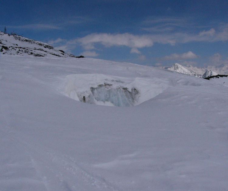 Трещина в ледниках